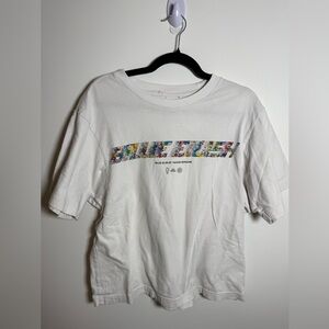 MURAKAMI X BILLIE EILISH | White Graphic Tee As Is
